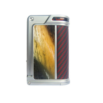 Lost Vape Paranormal DNA 166 - Silver Frame - Yellow Resin + Red Black Kevlar