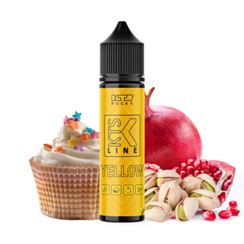 KTS - Vanilkový cupcake, granátové jablko a pistácie (Yellow) - Shake and Vape