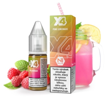 X4 Bar Juice - Růžová limonáda (Pink Lemonade) - 20mg