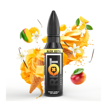 Riot Squad BLCK EDTN S&V - Mangovo-vanilková zmrzlina (Mango Vanilla Ice Cream)