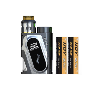 IJOY CAPO SRDA 100W 20700 Squonker set vč. baterie - Stříbrná