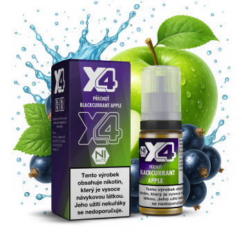 X4 Bar Juice - Černý rybíz a jablko (Blackcurrant Apple) - 10mg
