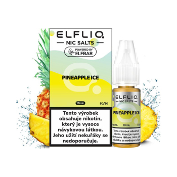 ELFLIQ Nic SALT - Chladivý ananas (Pineapple Ice) 10ml - 20mg