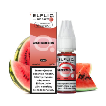 ELFLIQ Nic SALT - Vodní meloun (Watermelon) 10ml - 20mg