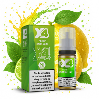 X4 Bar Juice - Citron a limetka (Lemon and Lime) - 20mg